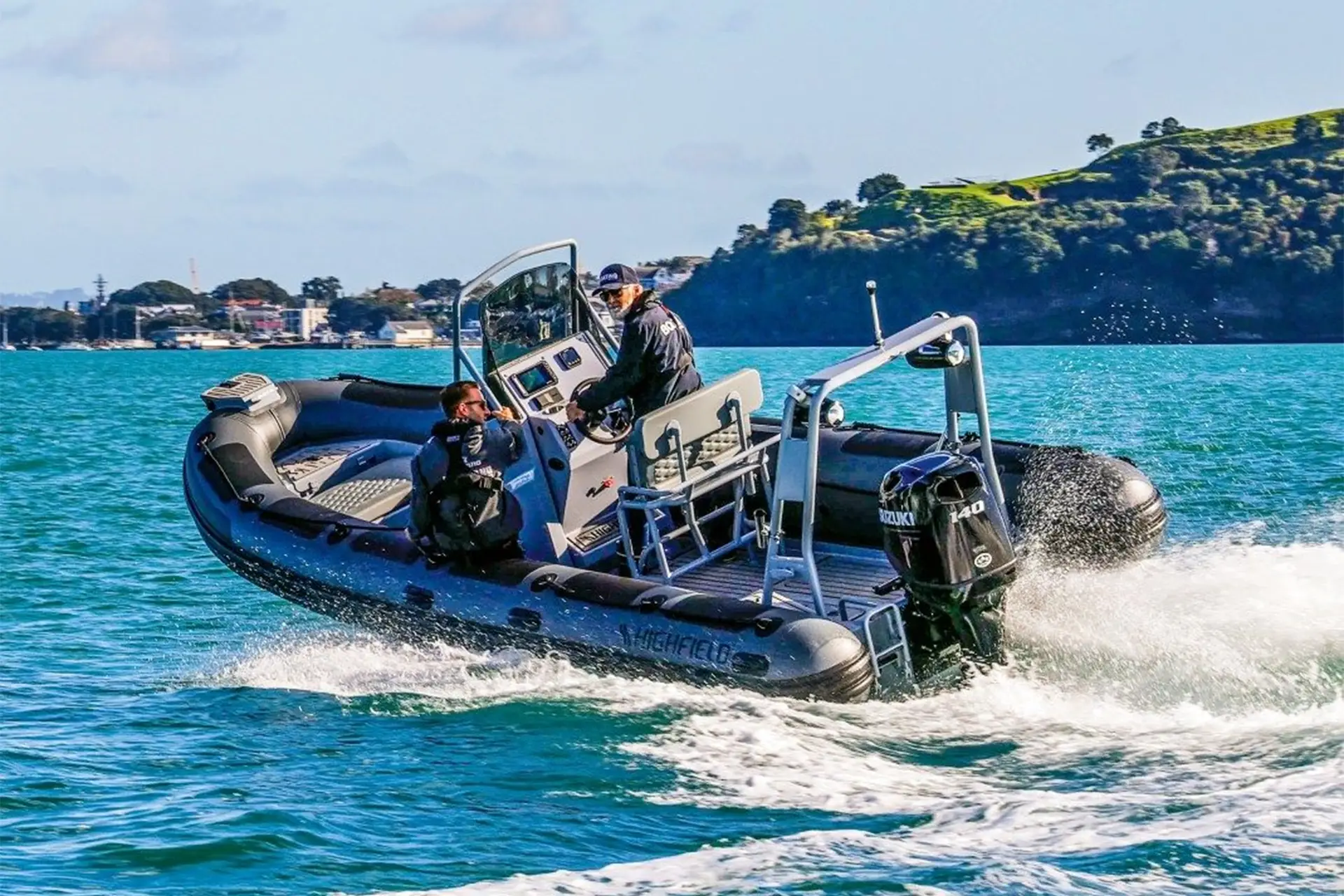 Highfield Patrol 600 featuring Maxtek Hydraulic Steering