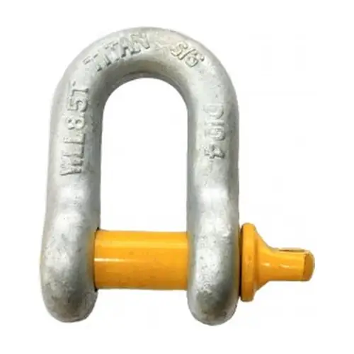 Titan High Tensile Galvanised D Shackle - 5/16"