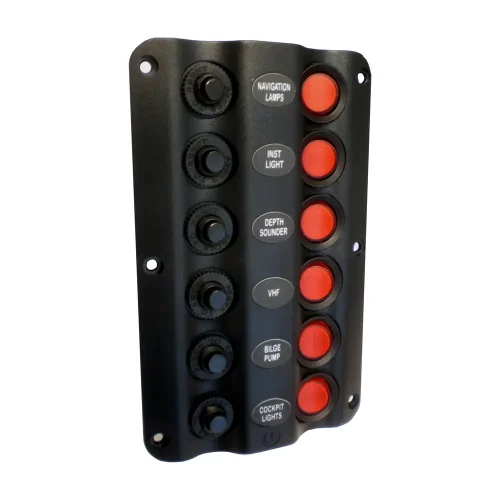 6 Gang Circuit Breaker Wave Panel