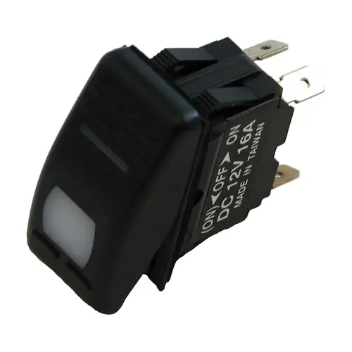 Waterproof Switch with LED - SPST 3 Terminals