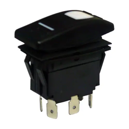 Momentary Switch with LED - DPDT - 10126-02