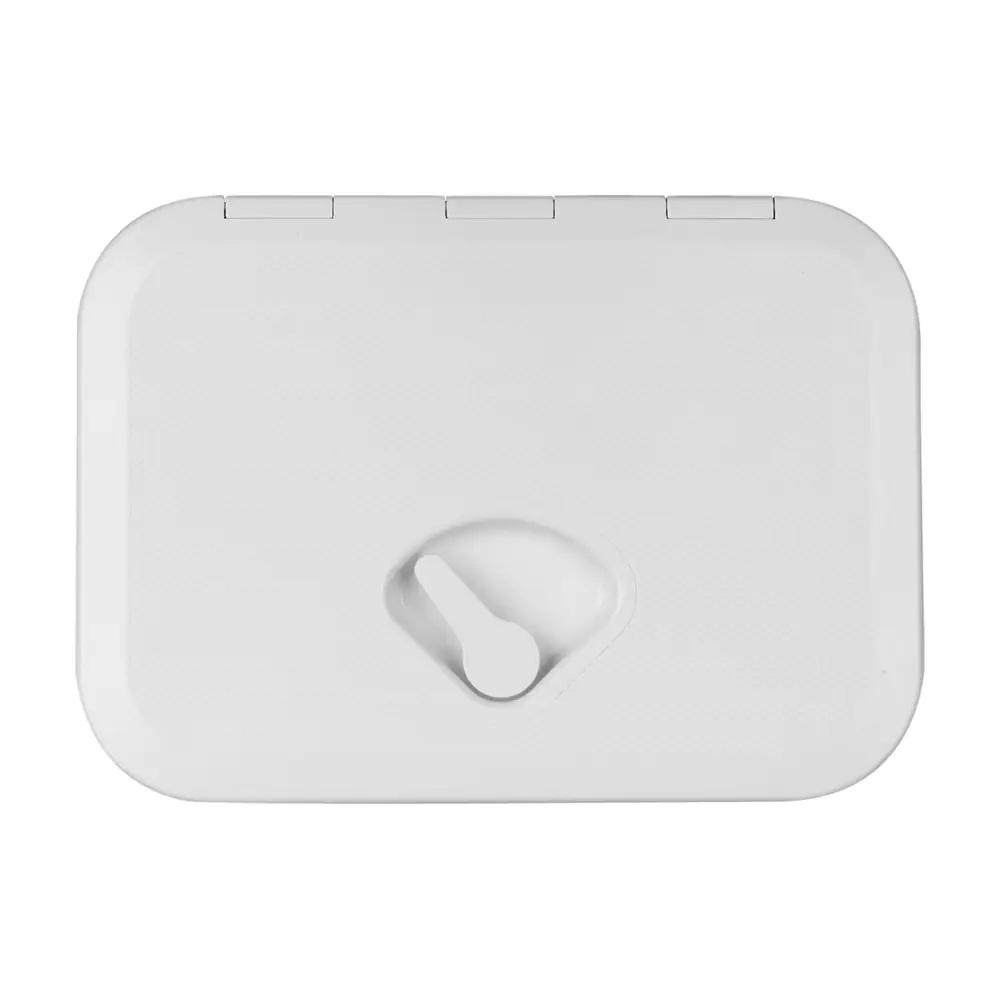 375mm x 270mm Small White Budget Hatch