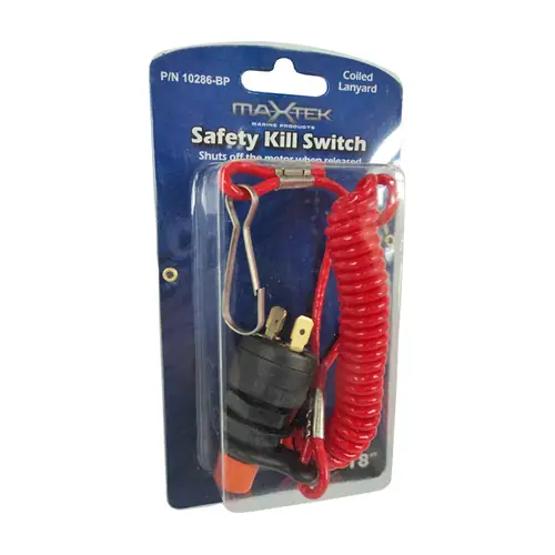 Kill Switch with Coil Lanyard