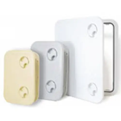 511mm x 460mm Extra Large White Budget Hatch