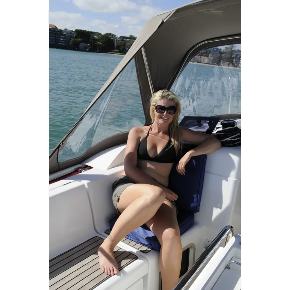 Floating Deck Cushion with Back Rest