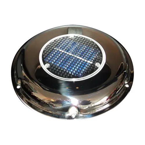 Solar Powered Vent SS with Backup Battery