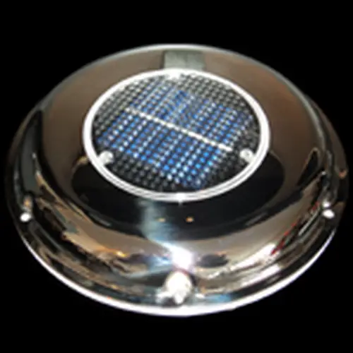 Solar Powered Vent SS with Backup Battery