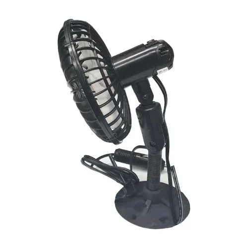 Cooling fan with 5” blade - Suction Cup Mount