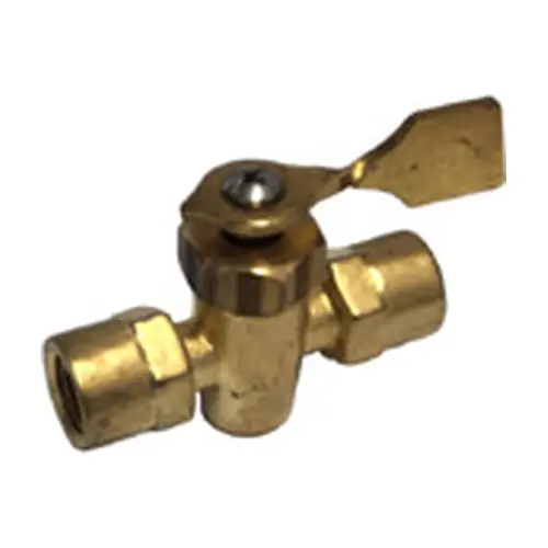 Brass Shut Off Cock Valve - 1/4" NPT