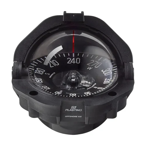 Plastimo Offshore 105 Compass – Flat Card, Zone C