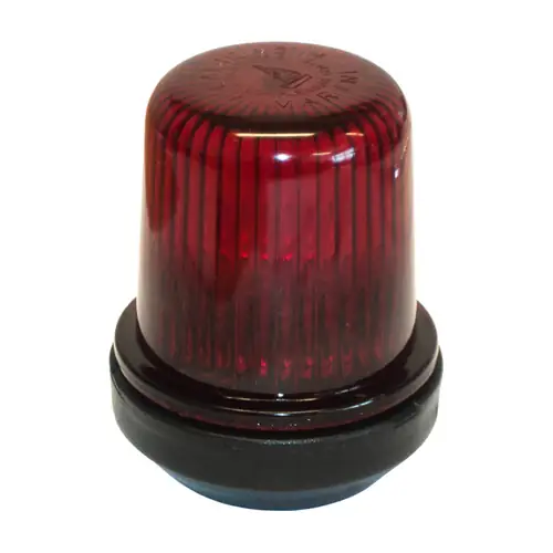 Navigation light "Classic S12" Red (black housing)