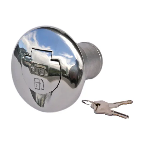 Deck Filler SS316 1-1/2" Fuel w Lock