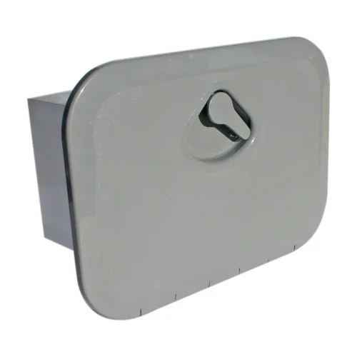 Rectangular Hatch with Box - Grey