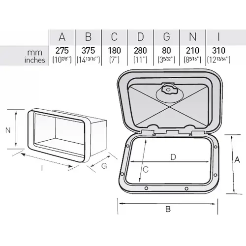 Transparent Hatch Enclosure