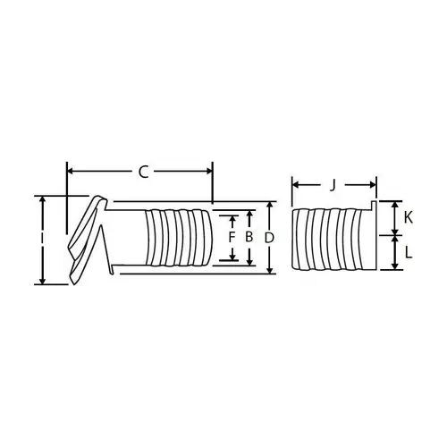 70mm Ø Drain Socket with Scupper Flap