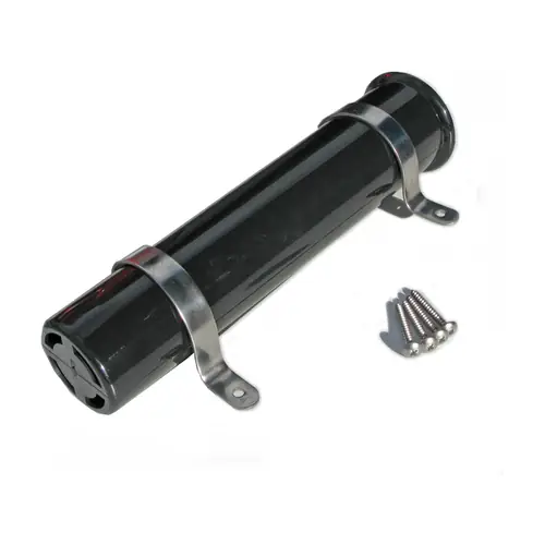Rod Holder Black with SS brackets