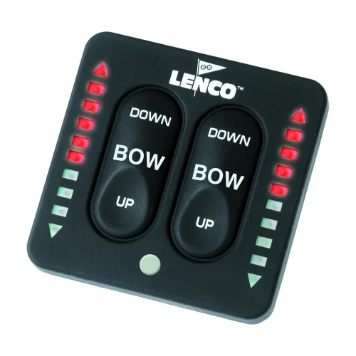 Lenco 4"X12" Trim Tab Kit - with LED Indicators