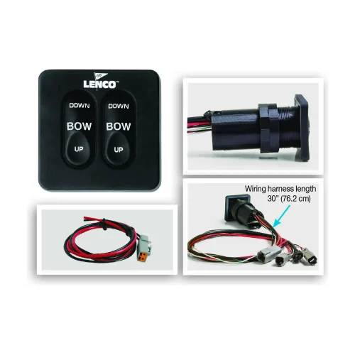 Lenco Up/Down Switch Panel with Retractor