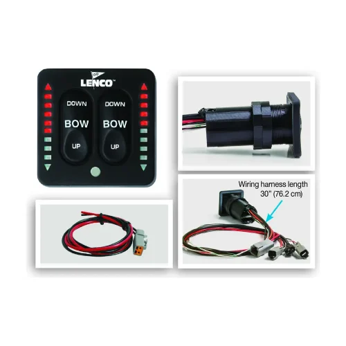 Lenco LED Up/Down Switch Panel - Intergrated Controller