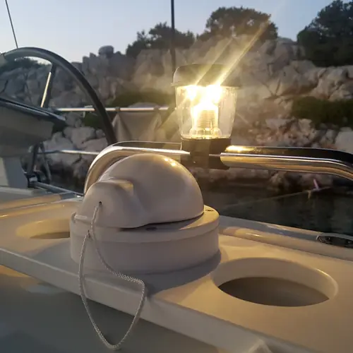 Solar Powered Rail Mount Light