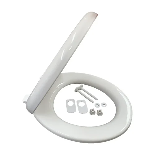 Ocean toilet seat + hinges for comfort toilet