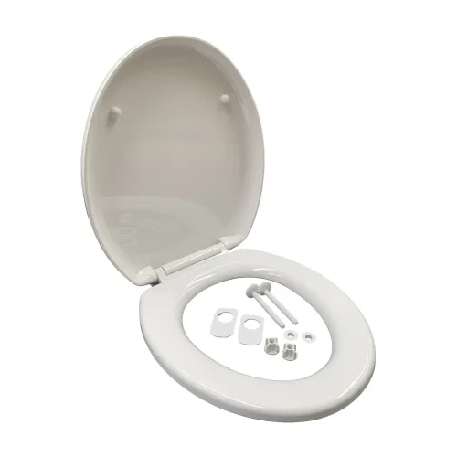 Ocean toilet seat + hinges for comfort toilet