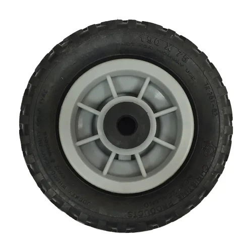Jockey Wheel Solid Rubber 190x75