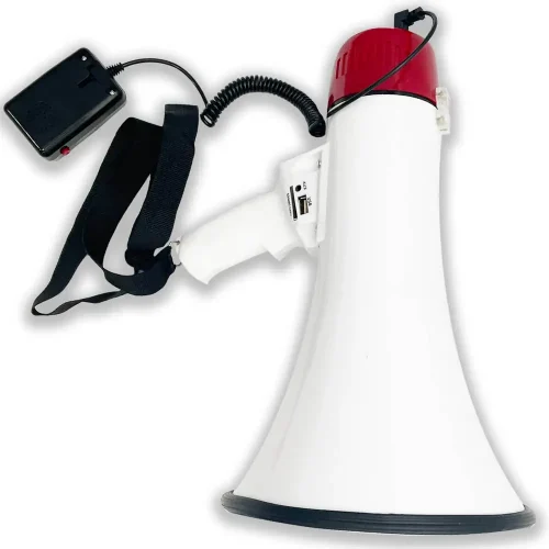 Megaphone with Siren & Separate Microphone - 30Watt