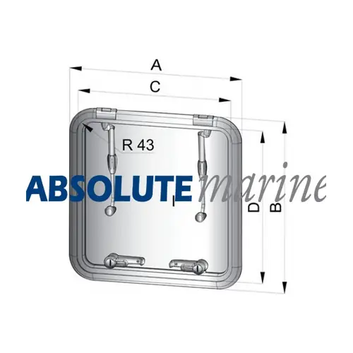 Maxwell Altus Escape Hatch 701mm x 701mm