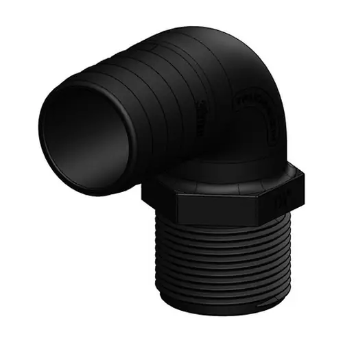 Hose Tail - BSP Long Thread 90 degree