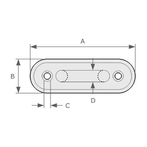 Oblong Eye Plate