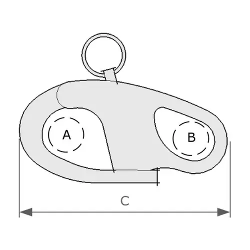 Snap Shackle Fixed Eye