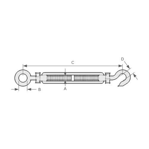 Turnbuckle Hook - Eye