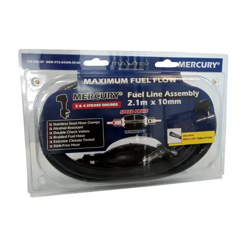 Fuel Line Mercury (Engine New-Tank- Old 399PBA), 3/8" I.D.