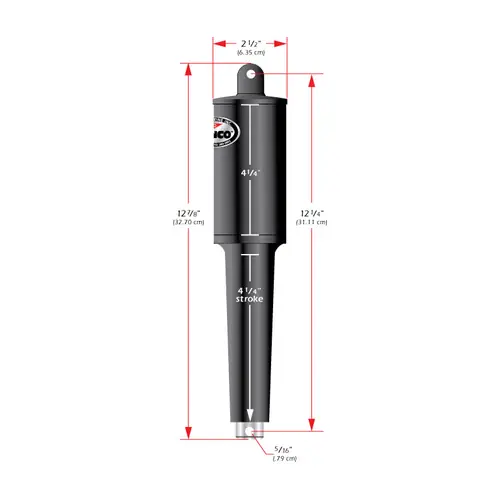 Lenco #102 XD Power Cylinder 108mm stroke (5617L/5617L-24)