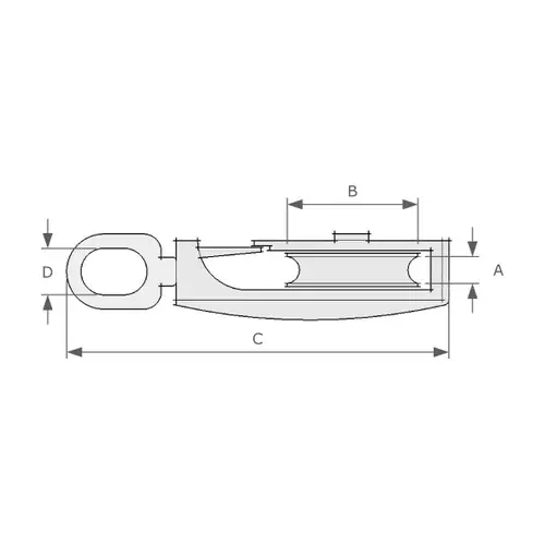 Seine Block (Swivel Eye Top)
