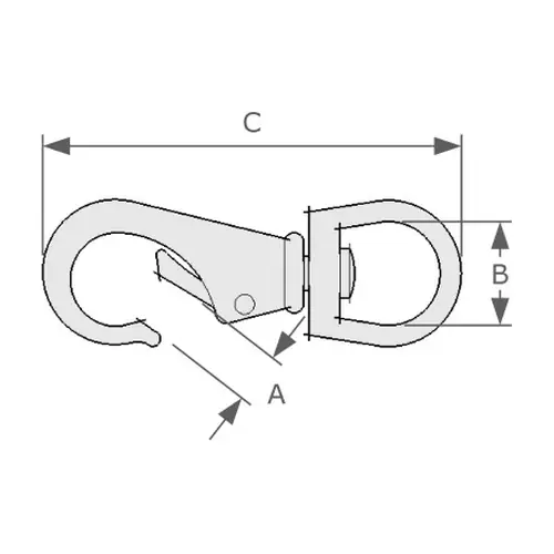 Snaphook (Swivel Eye Snap)